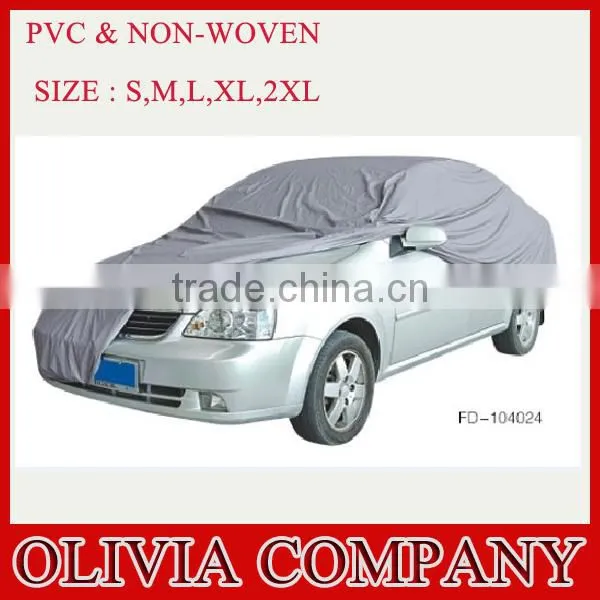 2015 Hot Sell Waterproof PEVA And PP Cotton Car Cover photo-4