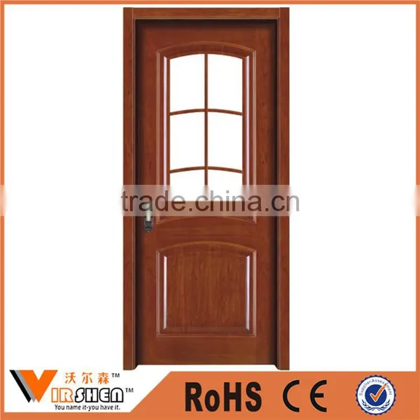 Various Engraved Pattern Laminated Wood Door Solid Wood Doors