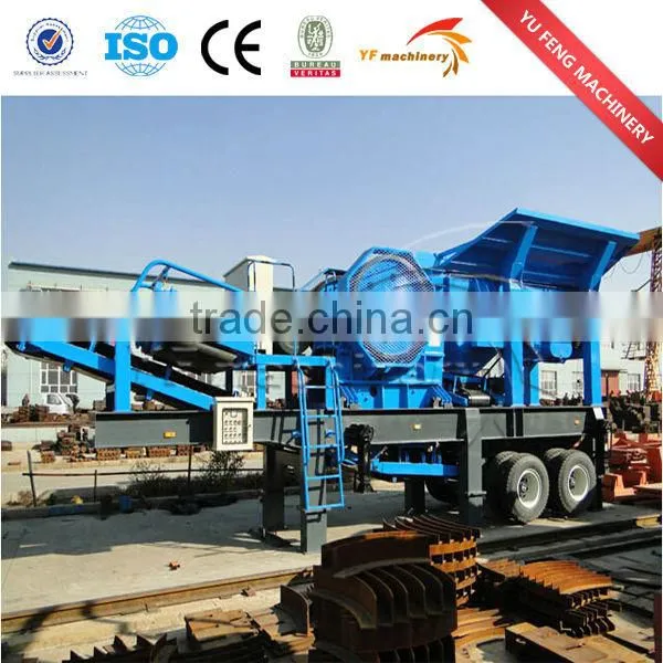 South America 200-250T/H Mobile Crusher Plant