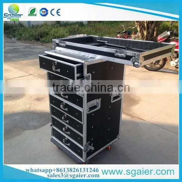Sgaier 20u Flight Case 7 Drawers Mobile Flight Case With Locks photo-5