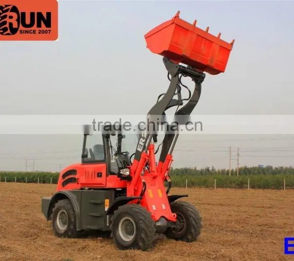 Everun Farm Tools ER20 Small Wheel Loader ,Excavaor With Pallet Forks photo-2