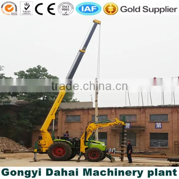 New Type Excavator Pile Driver Equipment on Tractor Widely Using in Highway Bridge Construction photo-2