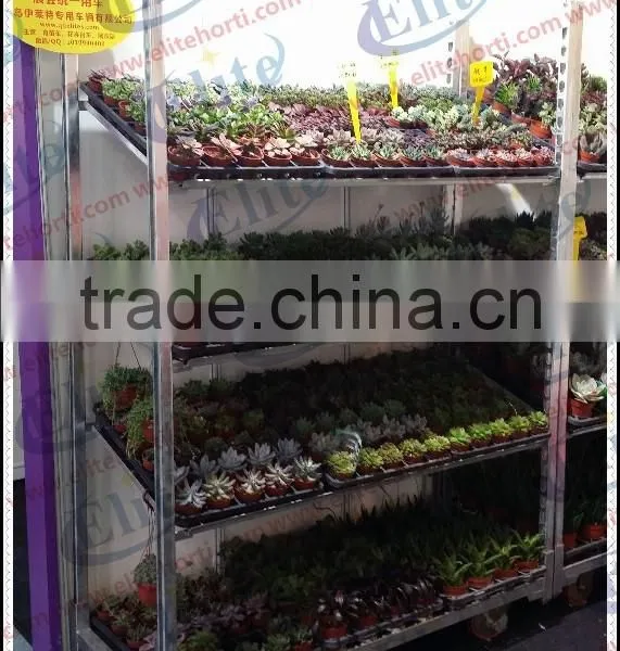 High Quality Metal Garden Flower Shelf Rack Cart photo-2