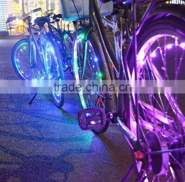 20 LED Bicycle Spoke Light Cycling Waterproof ABS Tire Tyre Wheel Bright Flashlight 6 Colors for MTB Road Bike photo-5