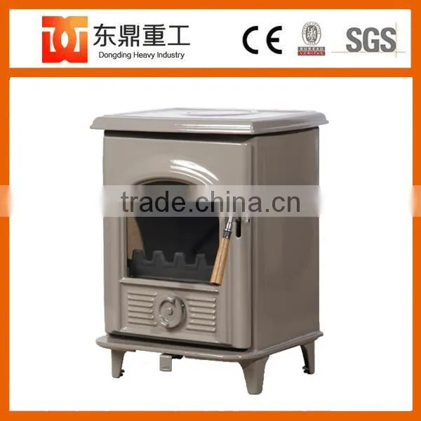 China Supplier Indoor Freestanding Enamel Fireplace/wood Burning Stove for 800sq.ft House Warming photo-2