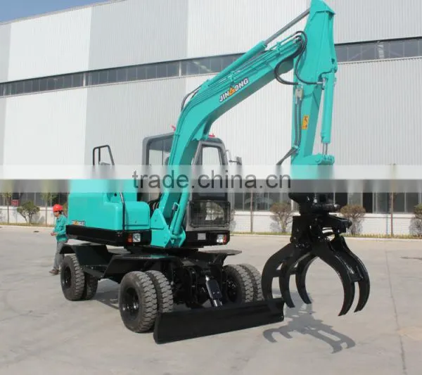 Multifunctional Agriculture Farming JINGONG JGM9075L Wheel Excavator photo-3