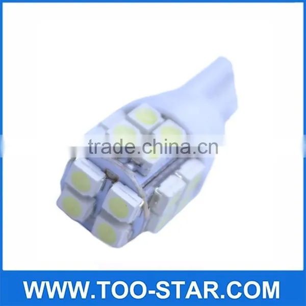 LED White Super Bright Car Lights Bulb 194,168,2825,W5W Car License Light T10 20-SMD photo-2