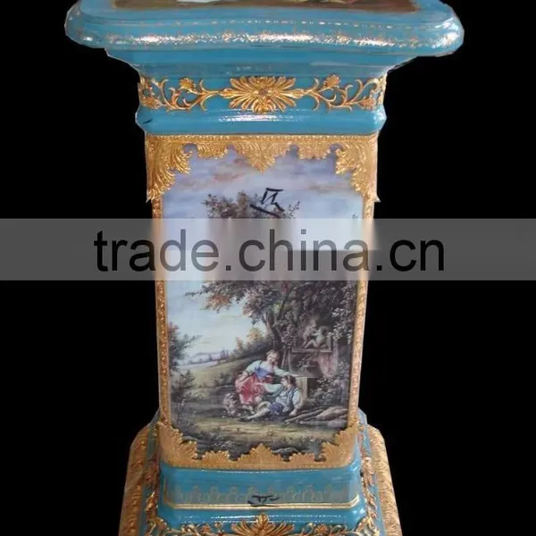 Adorable Cherubs Designed Porcelain Handicraft Small Round Table, Home Decorative Porcelain Art Table photo-5