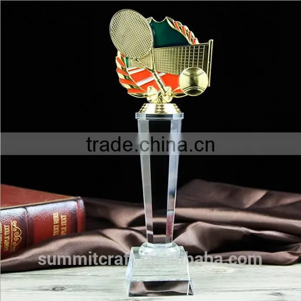 Tennis Badminton Football Basketball Wholesale Crystal Sports Trophy photo-3
