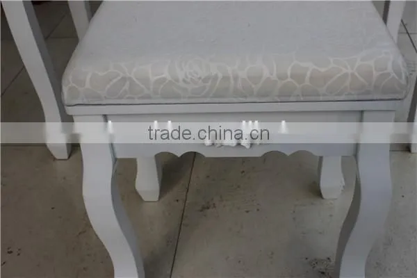 Jasmine Dressing Table Set With Adjustable Oval Mirror And Stool YD-E-1 Knock Down Package 90*40*148cm photo-5