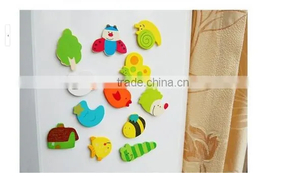 Wooden Animal Fridge Magnets photo-3