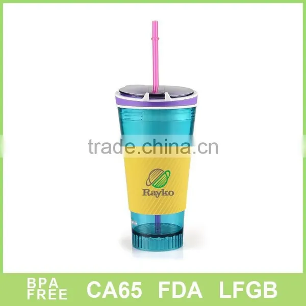 2017 New Design Color AS Plastic Snack Water Juice Mug photo-3