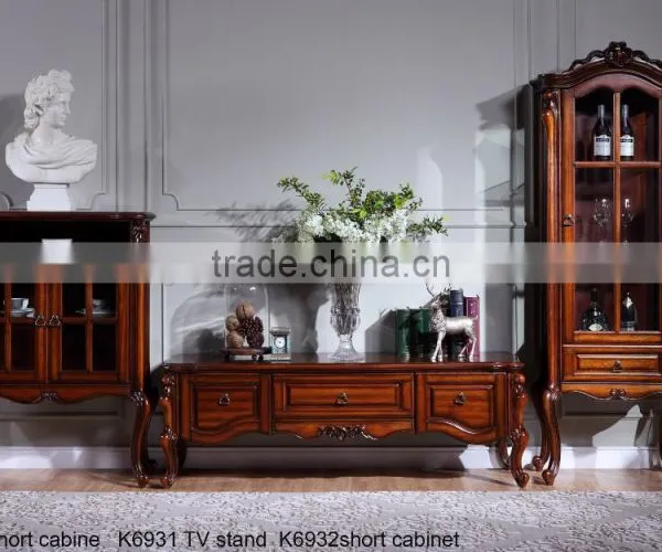 KB930 Living Room Furniture Wood TV Unit Stand/European Style Living Room Furniture TV Cabinet