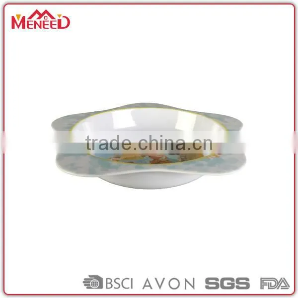 China Unique Shape Biodegrable Kid Dinnerware Kids 5.5" Bowl for Holiday Bbq Party photo-2