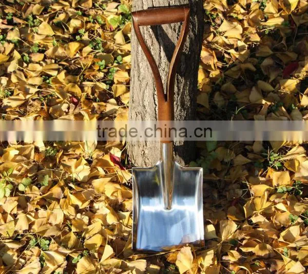 High Grade and Quality D Shape Wooden Handle Camping Shovel/farming Shovel/garden Shovel photo-3