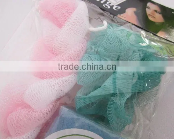 2017 Hot Style 3PC Bathroom Sets ; Shower Set (bath Ball / Sponge Eraser ) photo-3