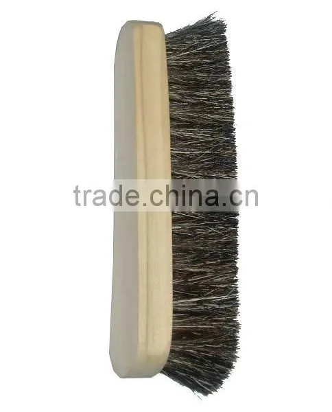 Pure Horse Hair Wooden Shoe Brush