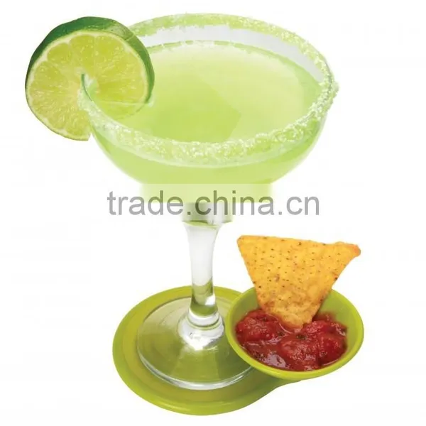 2016 Wholesale Set of 4 Plastic Drinks and Snacks Coasters photo-3
