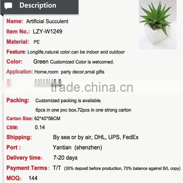 Artificial Mini Aloe Little Plants Succulents Plants Artificial Mini Succulents photo-4