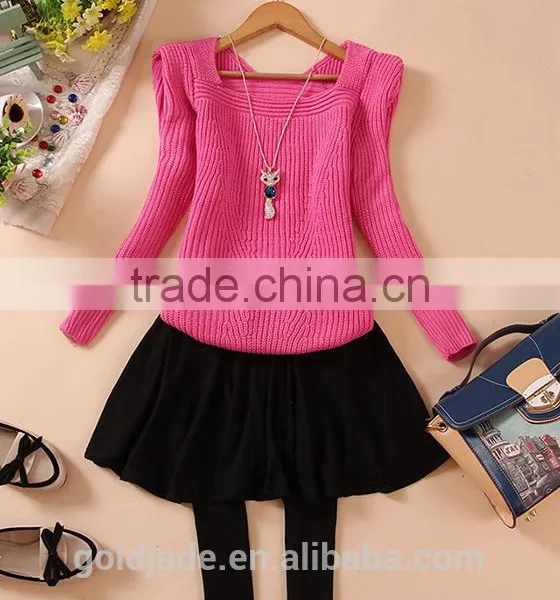 Latest Design Winter Sweater For Women Long Sleeve Colors Pullover Sweater Women,Wool Sweater photo-2