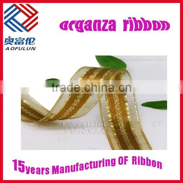 Hot Pink Two Edges Saddle Stitched Organza Ribbon photo-3