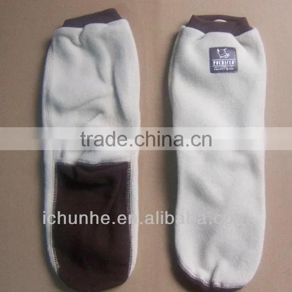 Fleece Boot Warmer With Knit Cuff photo-4