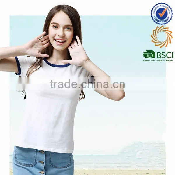 2017 New Design Sexy Hot Girl's Cotton t Shirt photo-2