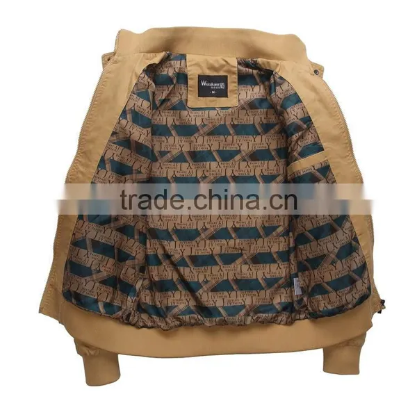 Customize Fashion Man Coat, High Quality 100%Cotton Men Winter Jacket photo-3
