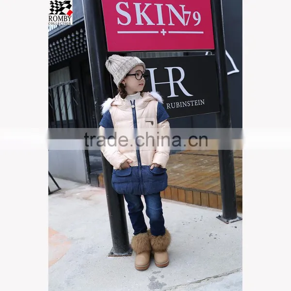 Girls Clothes Down Jacket Long Coat photo-3