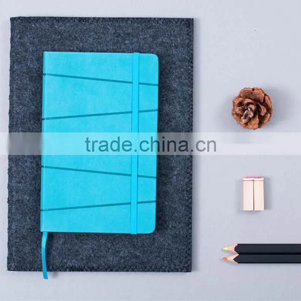 High-grade A5 PU Planner Customizable Faux Leather Cover With Band Printing Logo Section Sawing Binding Hardcover Notebook photo-3