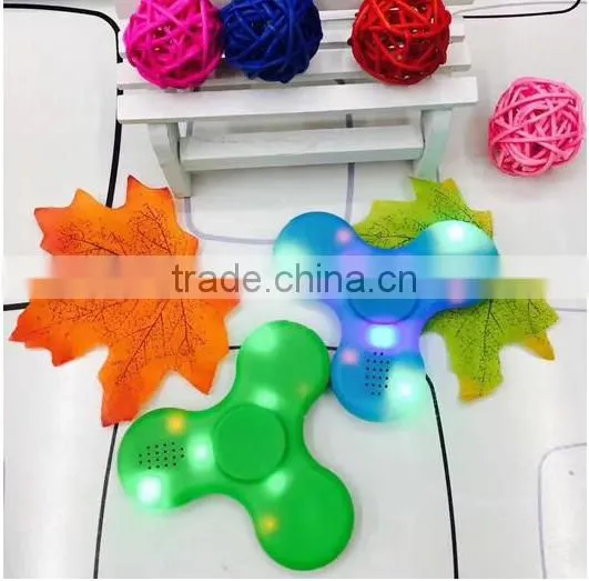 New Glowing Music Decompression Fingertips Gyro Rechargeable Bluetooth Playback Flash Fingertips Gyro With Speakers photo-4