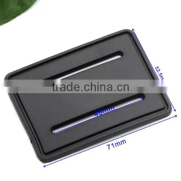 D814F-50mm 2" Plastic Shoulder Pad for Backpack Webbing Strap Belt Webbing Pad Patches photo-2