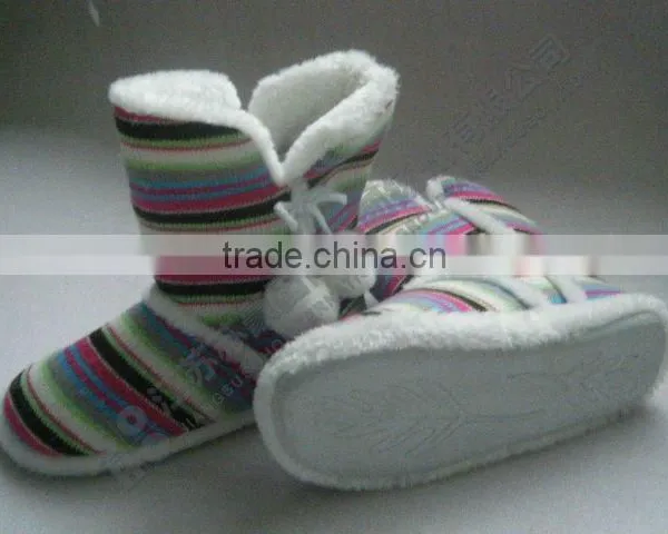 TPR Sole Autumn Winter Handicraft Indoor Art Boot Slipper or Shoes