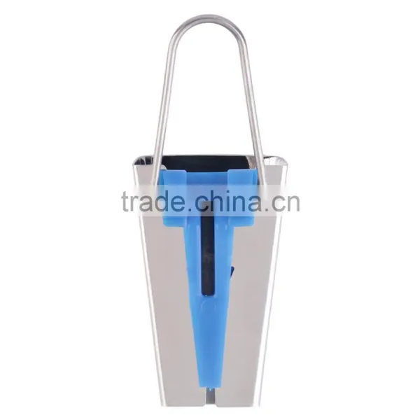 2016 New High Quality 1Pc Fabric Clover Bias Tape Maker Binding Tool 25mm Set Machine Tool Sewing Quilting Hot Selling Blue photo-2