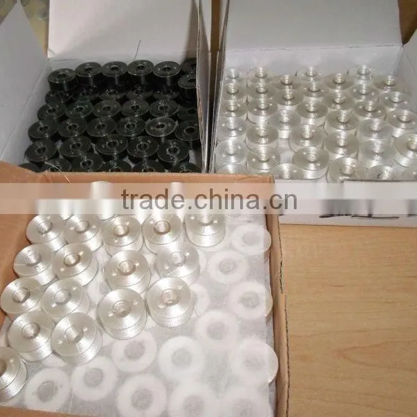 L Type Paper Side Prewound Bobbin Thread White Thread photo-3