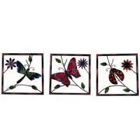 Whimsical Art Design /Folk Art/ Whimsical Art /metal Animal Wall Décor /Painted Metal Animal Wall Hanging