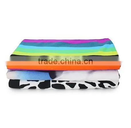 Ultra Absorbent Soft Transfer Prinited Microfiber Beach Towel photo-3