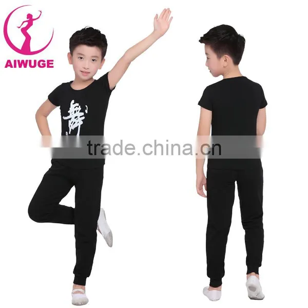 Boys Sportwear Dancewear Top Pant Sets Child Casual Loose Sportwear photo-4