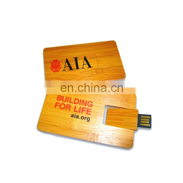 Wholesale Good Quality Wooden Gift USB Card 2.0 Flash Drive photo-5