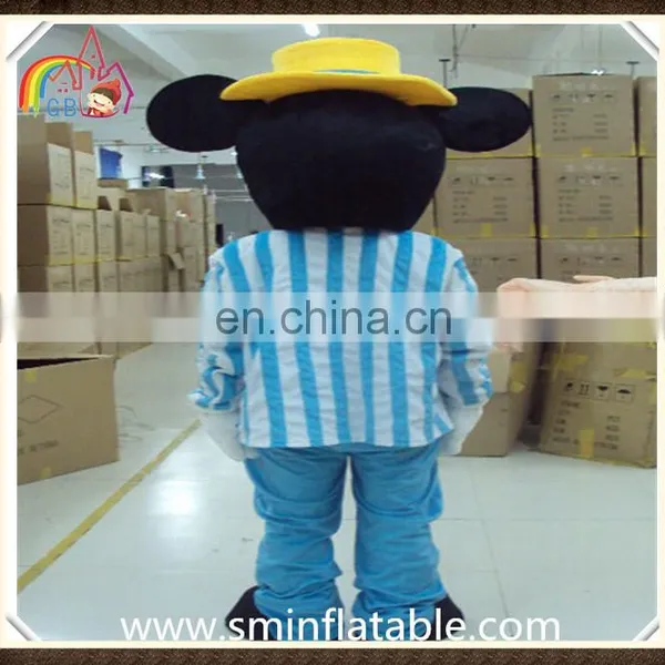 Lovely Mickey Mascot Costume, Plush Figure Mickey With Suit Cosplay Costume photo-5