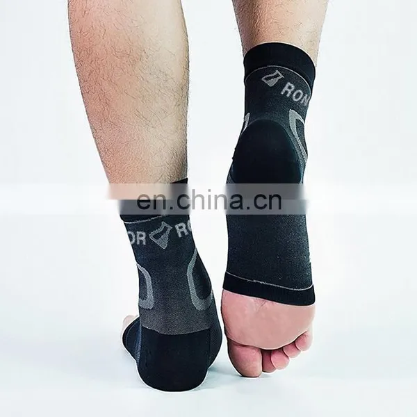 Seamless Nylon Compression Arch Support Foot Sleeve photo-5