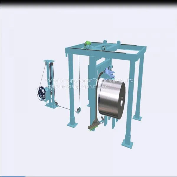 Automatic Steel Binding Machine For Coil Circular Strapping