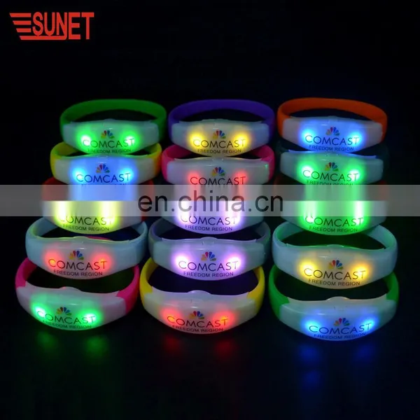 2018 SUNJET Best Selling New Product Rf Controlled Led Wristband photo-3