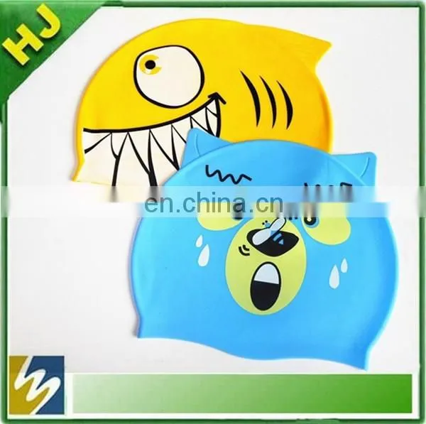 Personality Waterproof Cartoon Novelty Silicone Swim Cap photo-2