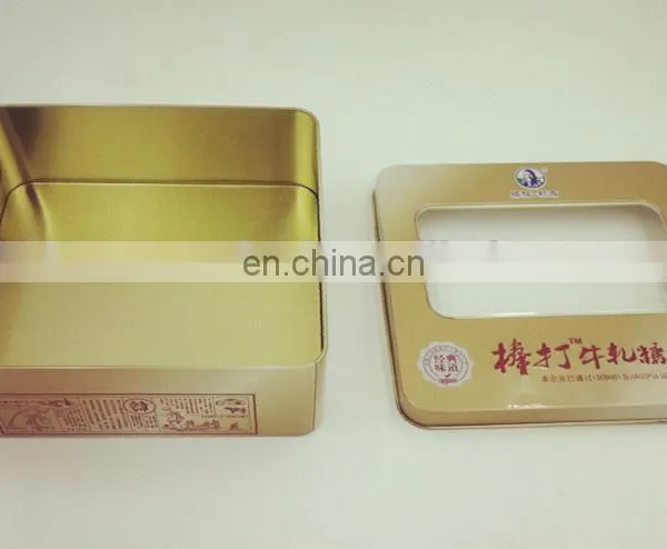 Mongolian Sliced Dried Beef Metal Tin Box With Window photo-4