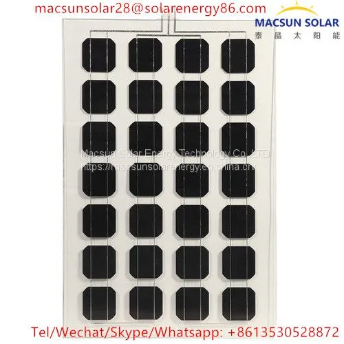 Building-integrated Photovoltaics Solar Panel 270w 275w 280w 285w BIPV Solar Module