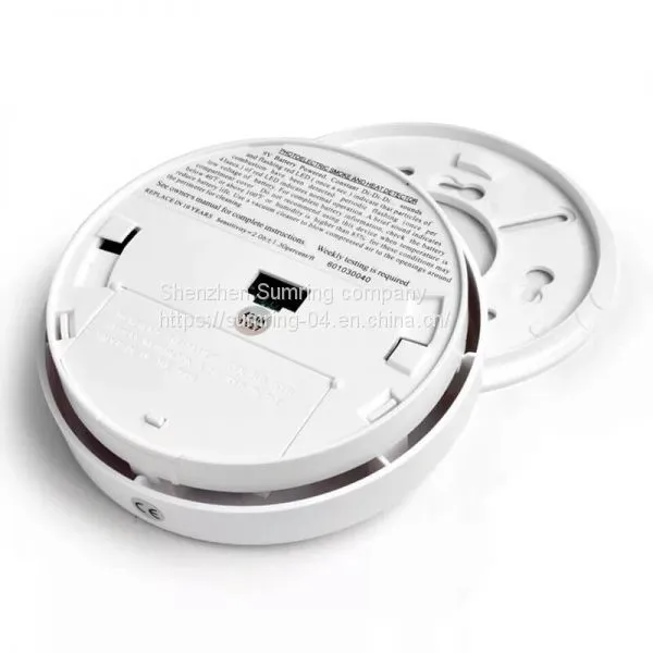 Fire Safety Products 9V Battery Wireless Photoelectric Smoke Alarm photo-3