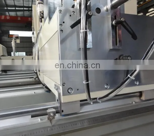 Double Head Mitre Saw for Cutting Aluminium Window PVC Profile photo-7