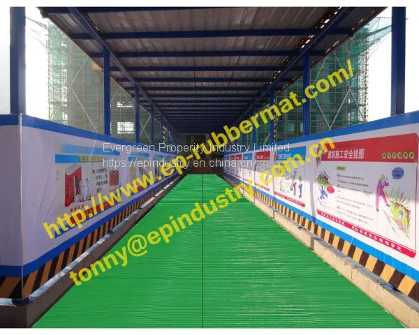 Transverse Ribbed Rubber Sheet(Transverse&vertical) From Qingdao Singreat in Chinese(Evergreen Properity ) photo-3