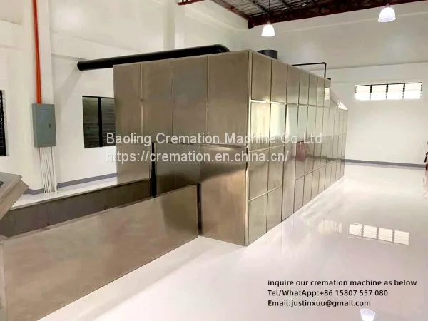 Human Crematories Mobile System Furnace China Maintenance Cost Free Installation Furnace Cremate Body